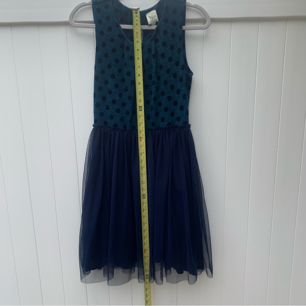 Anthropologie Weston Wear Sasonager Polka Dot & Tulle - Blue Black - Medium - Picture 4 of 9